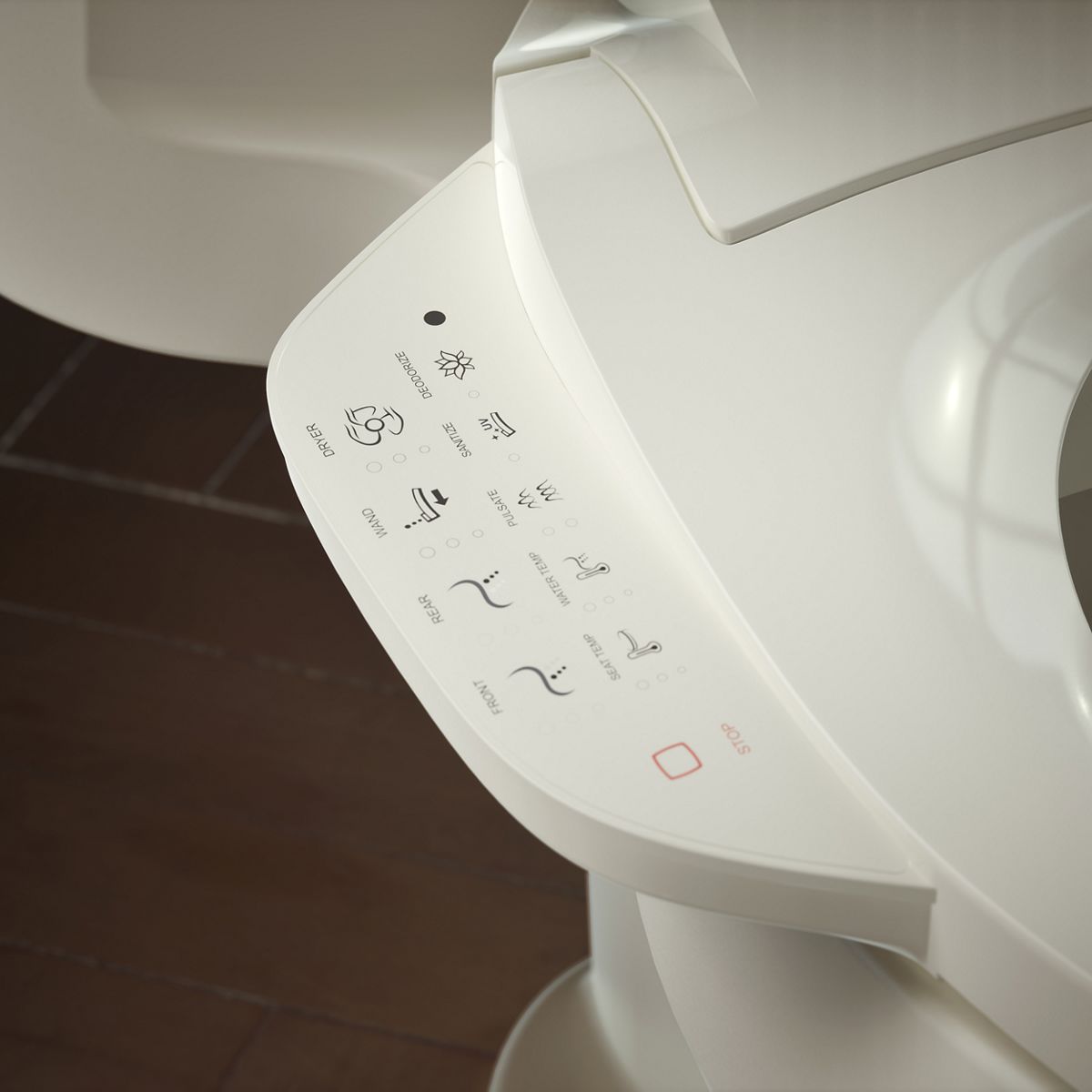 close-up view of product detail function