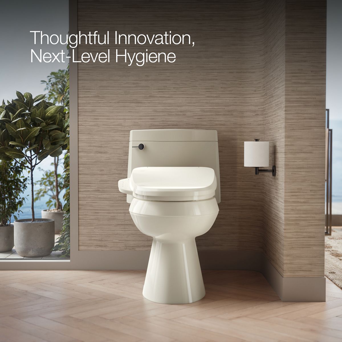 Up to 2 walls & multiple product categories visible, 1-point perspective