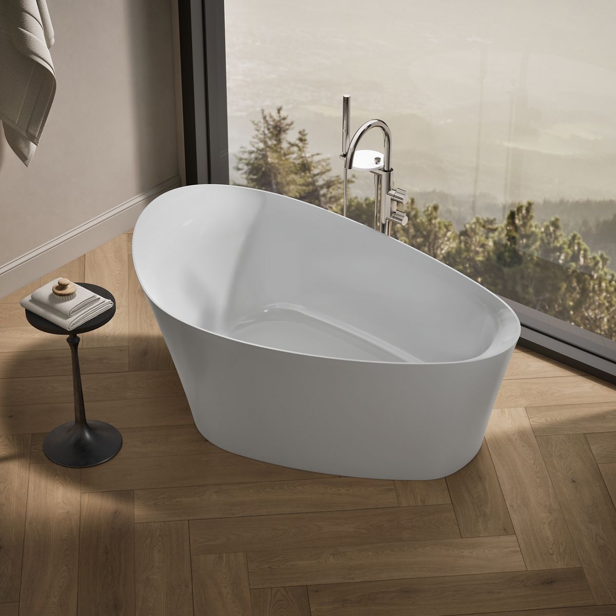 Products in use in close room view