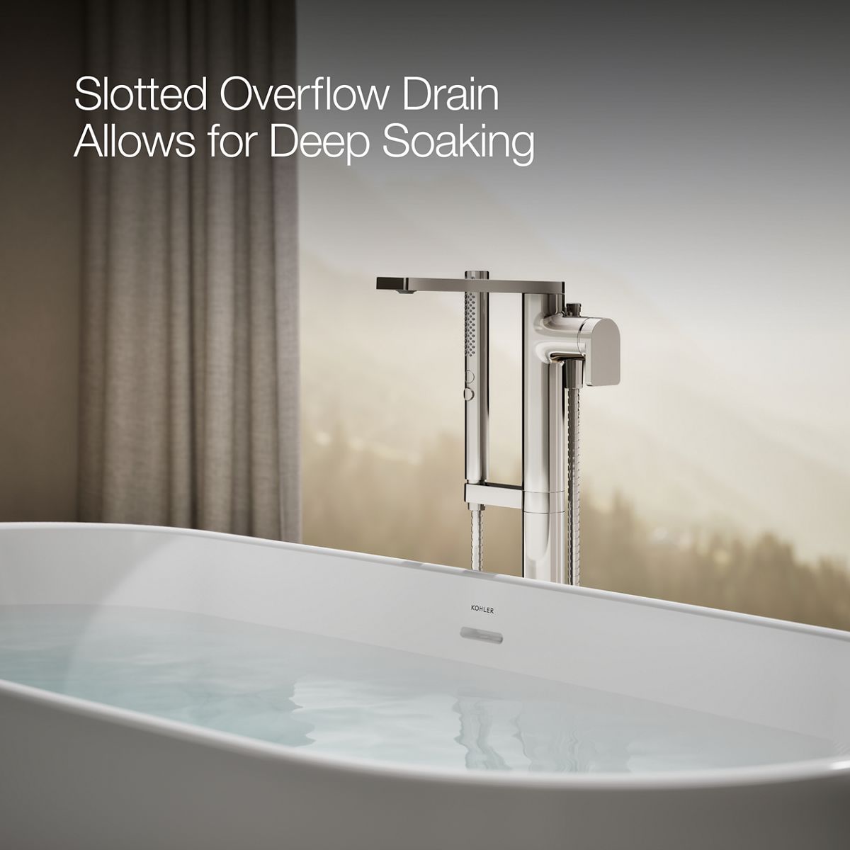 KOHLER | K-8336 | Ceric 5.5 Ft. Freestanding Bath