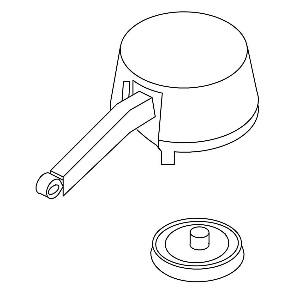 3/4 view of product