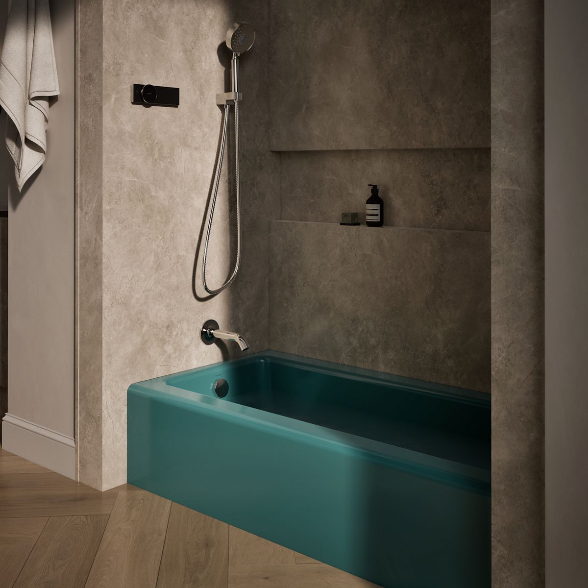 Products in use in close room view