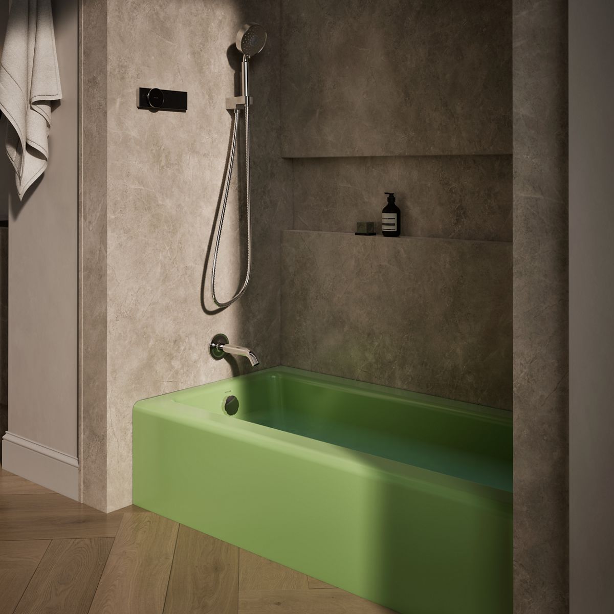 Products in use in close room view