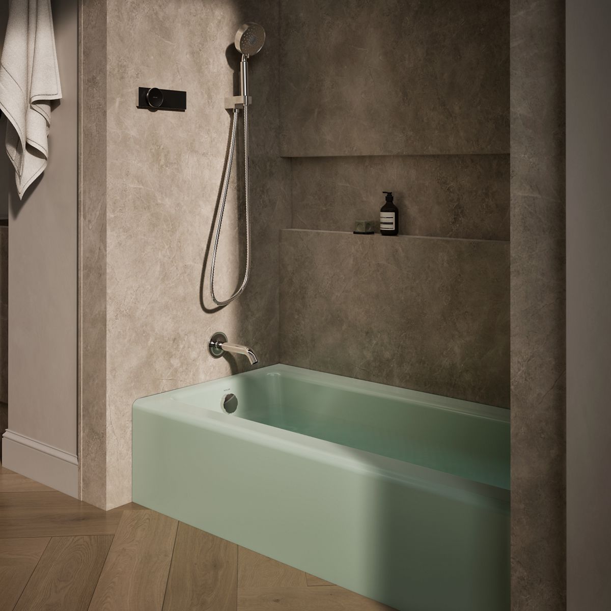 Products in use in close room view