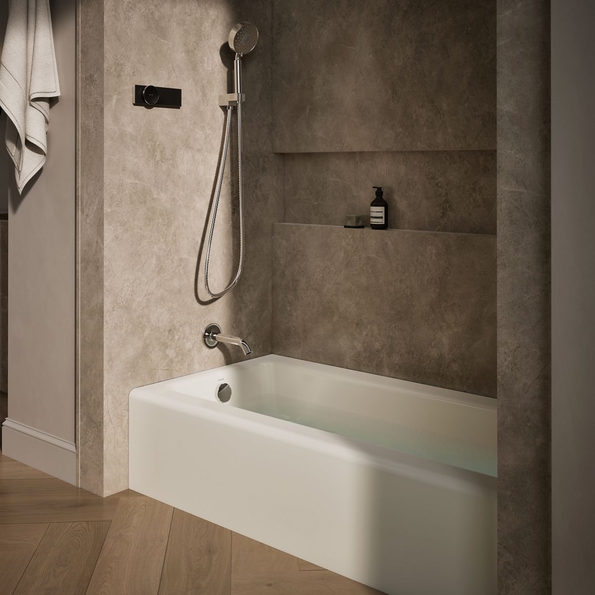 Products in use in close room view