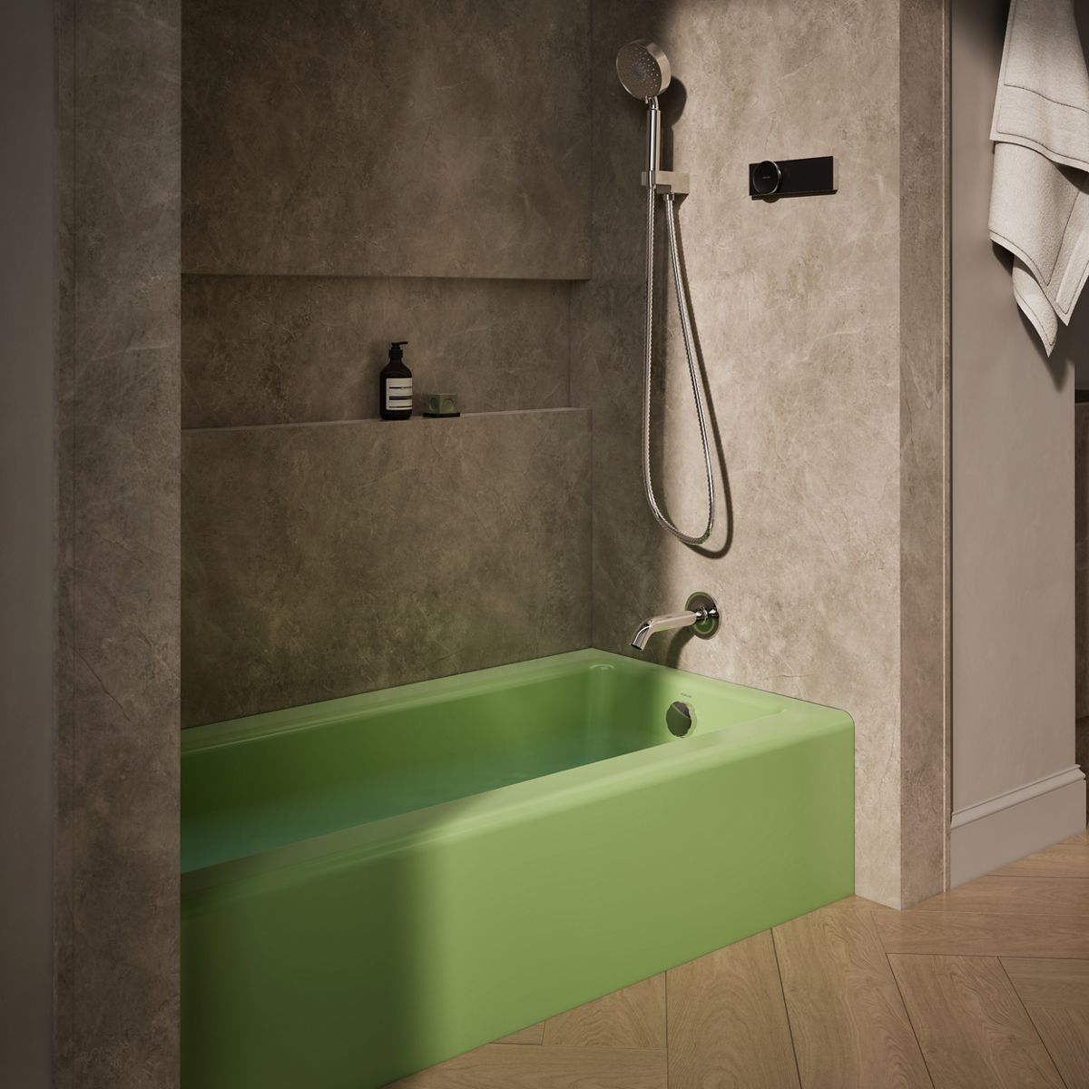 Products in use in close room view