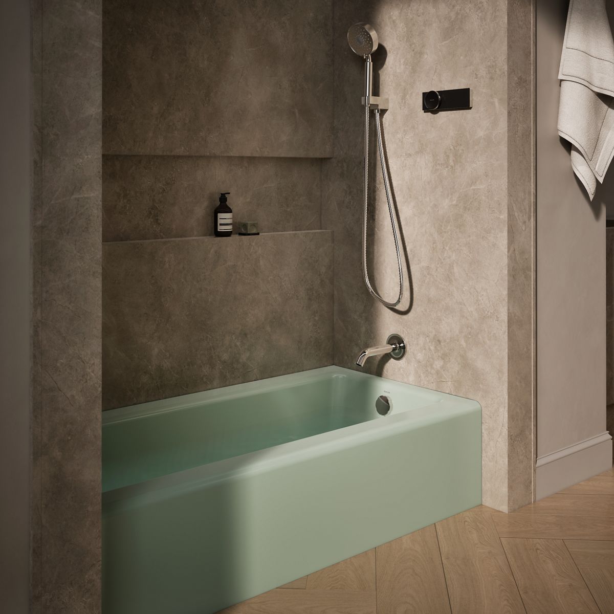 Products in use in close room view