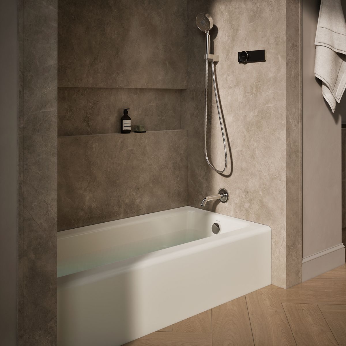 Products in use in close room view