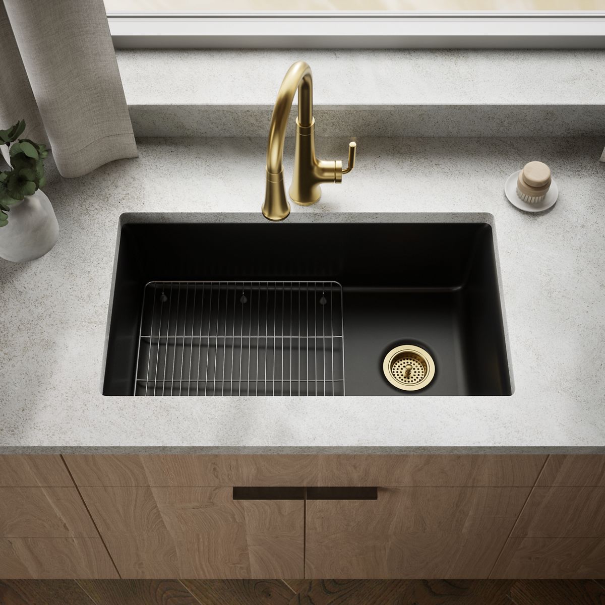 KOHLER | K-RH8437-1 | Kennon Neoroc Single-Bowl Kitchen Sink