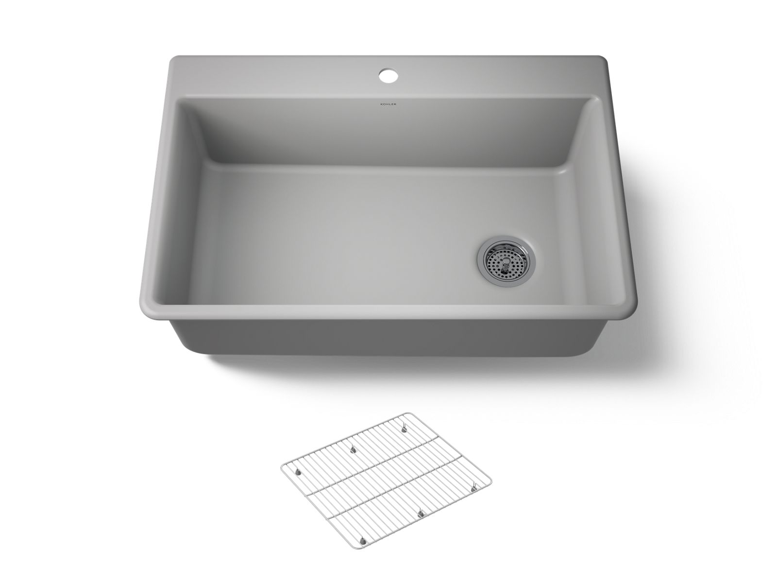 Kennon 33" top-/undermount single-bowl kitchen sink