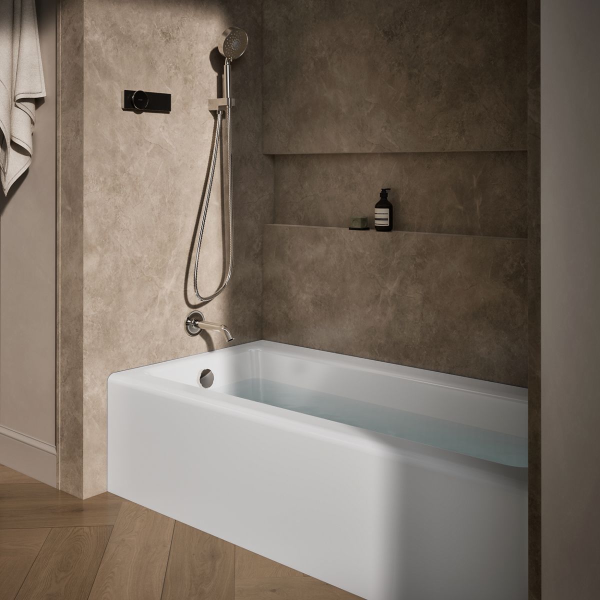 Products in use in close room view