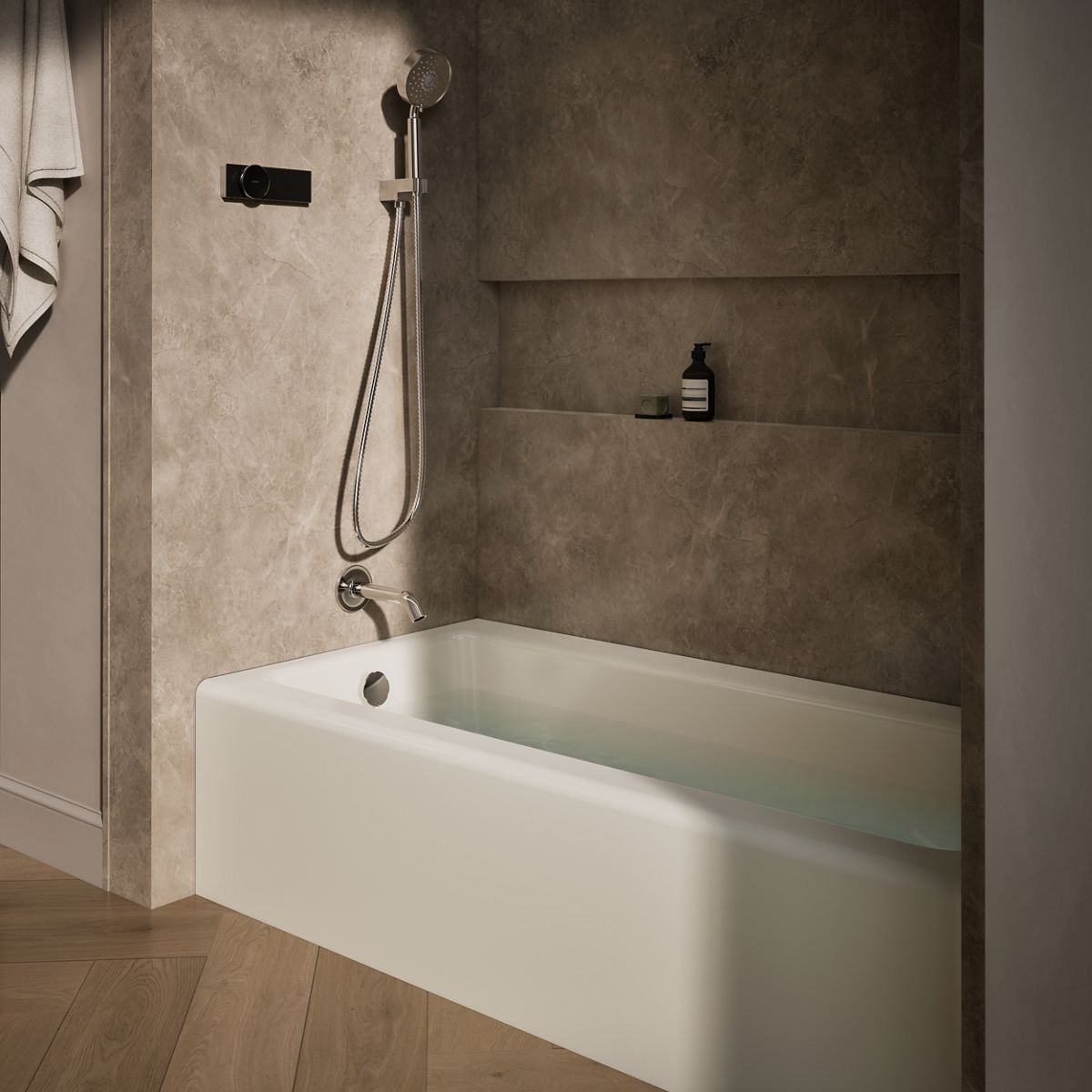 Products in use in close room view