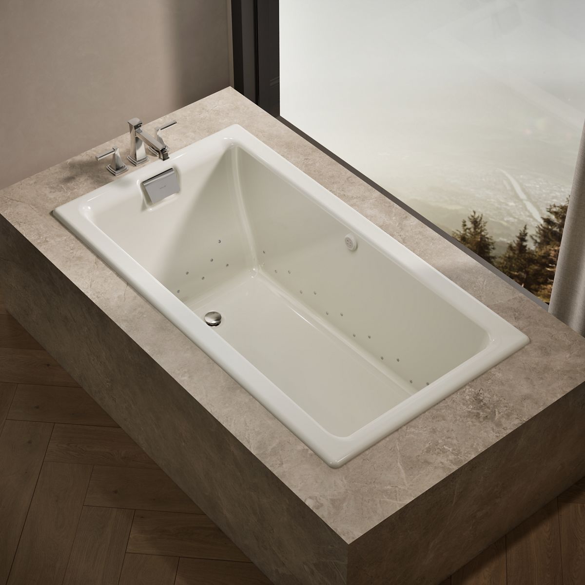 Products in use in close room view