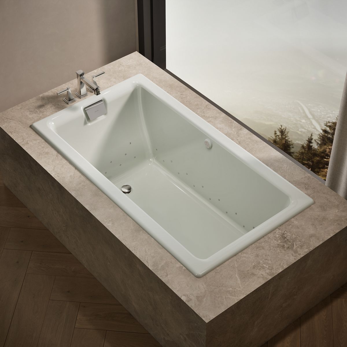 Products in use in close room view