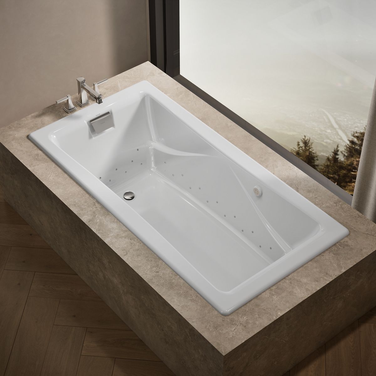 Products in use in close room view