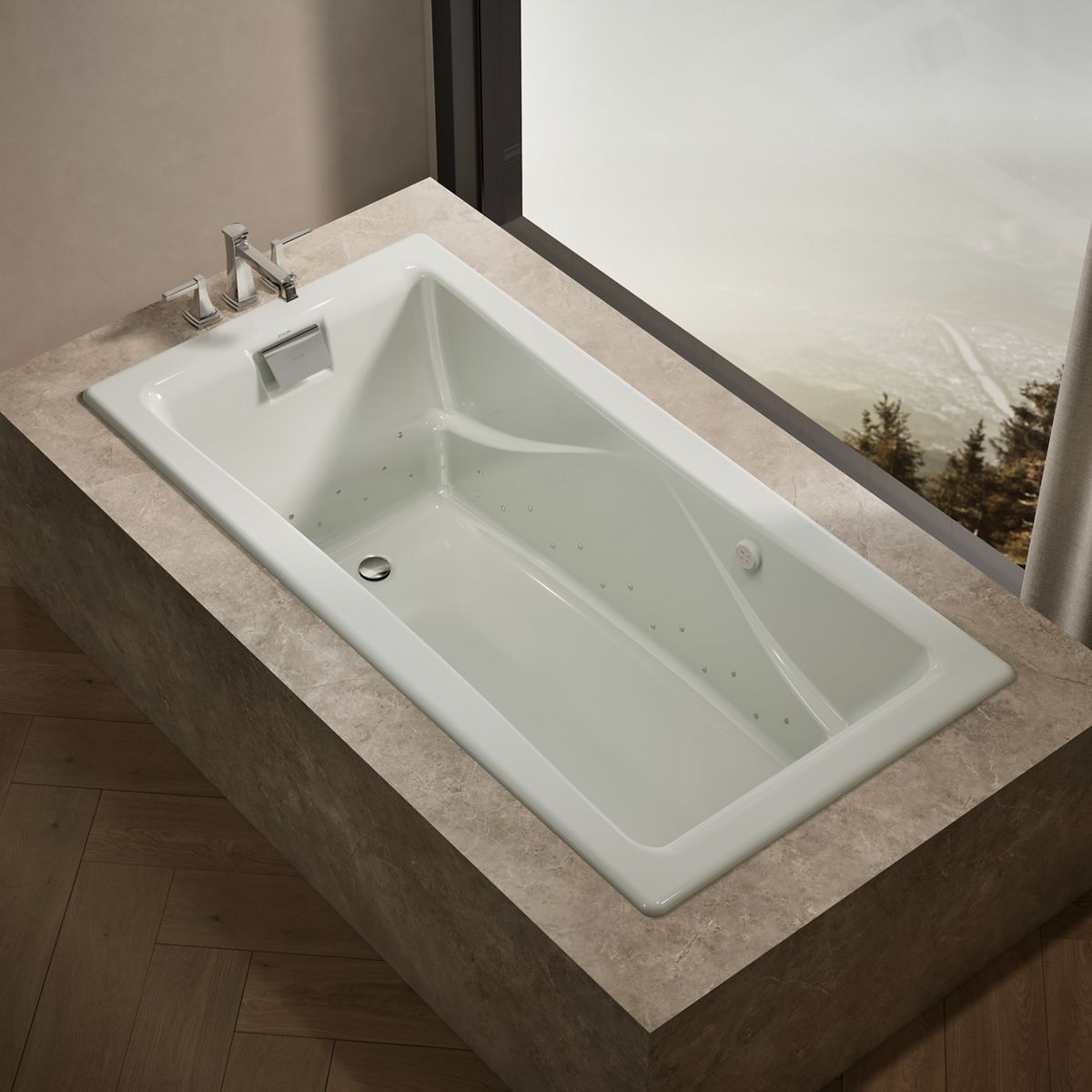 Products in use in close room view