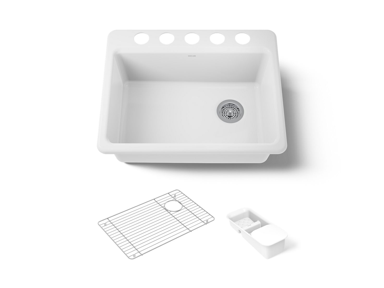 Riverby 27" undermount single-bowl workstation kitchen sink
