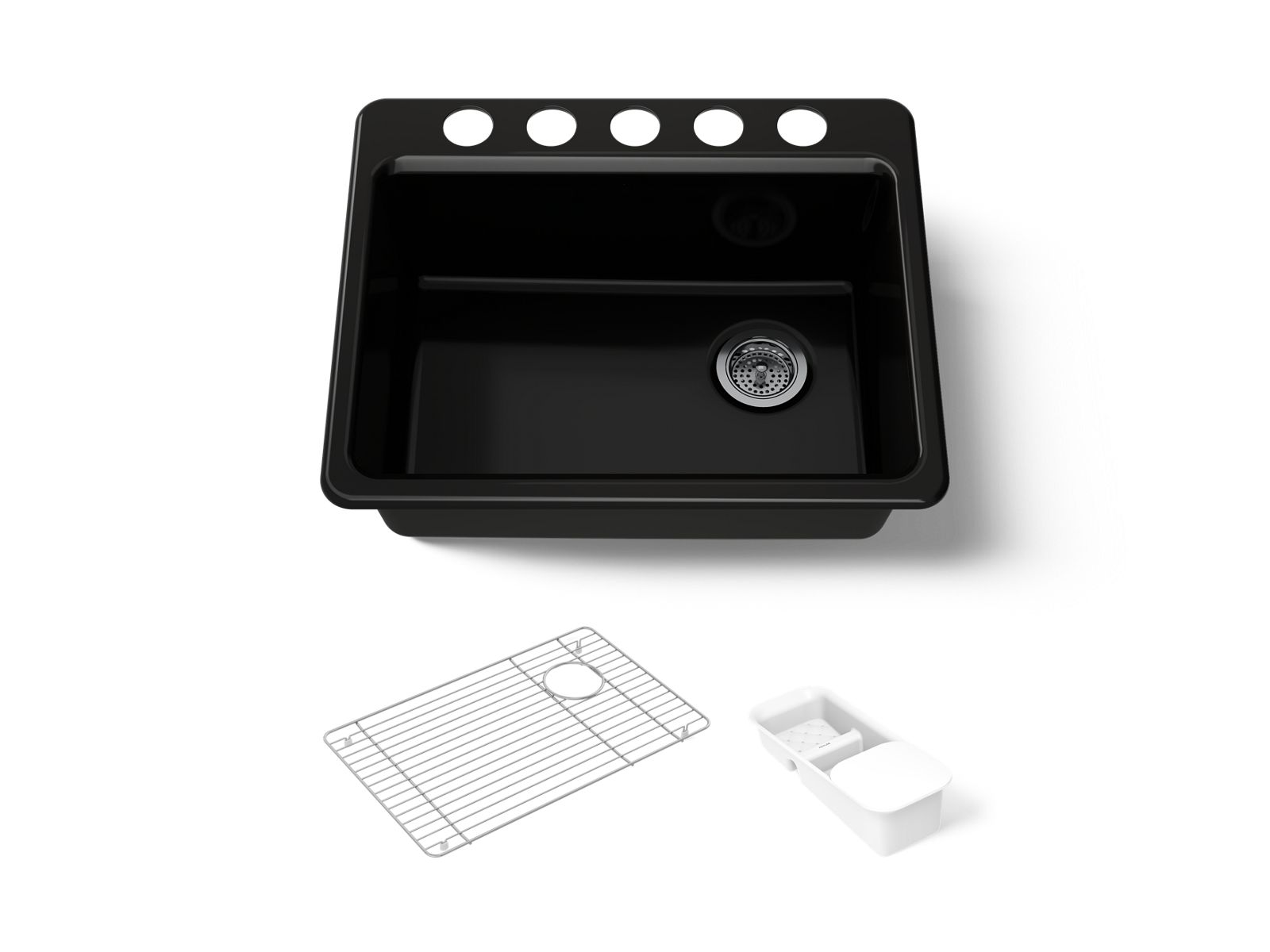 Riverby 27" undermount single-bowl workstation kitchen sink