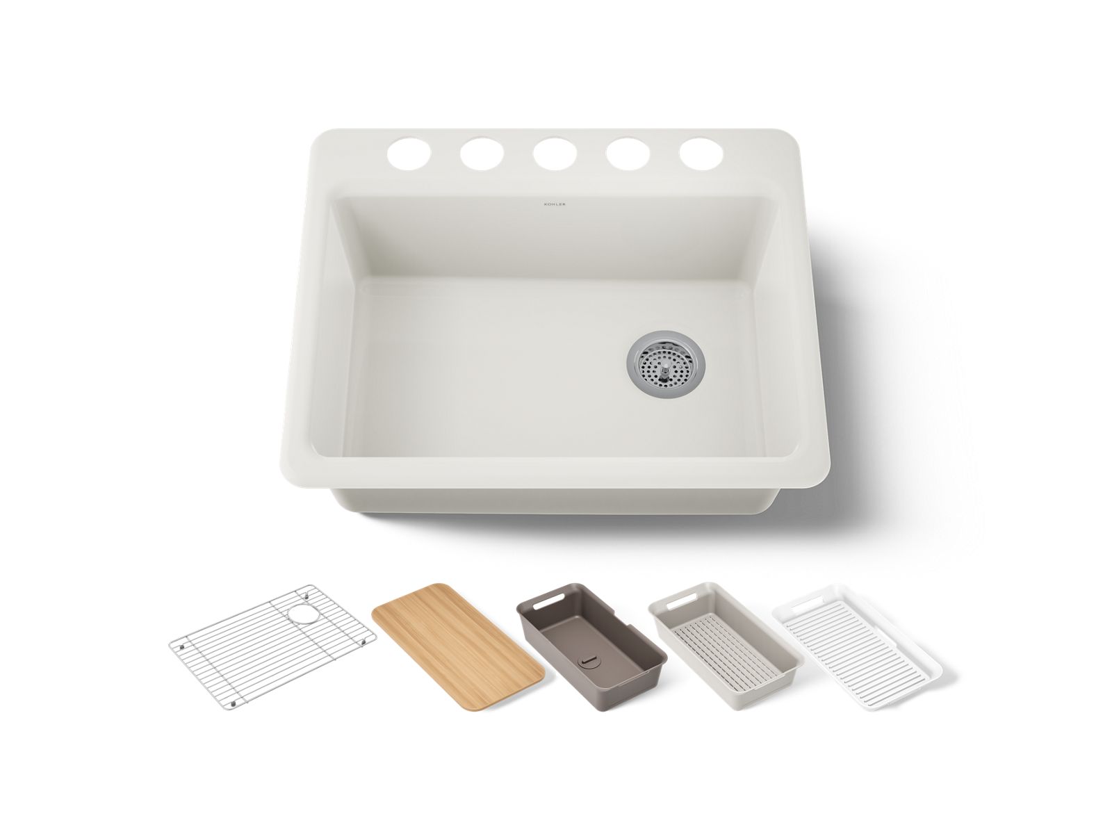 Riverby 27" undermount single-bowl workstation kitchen sink