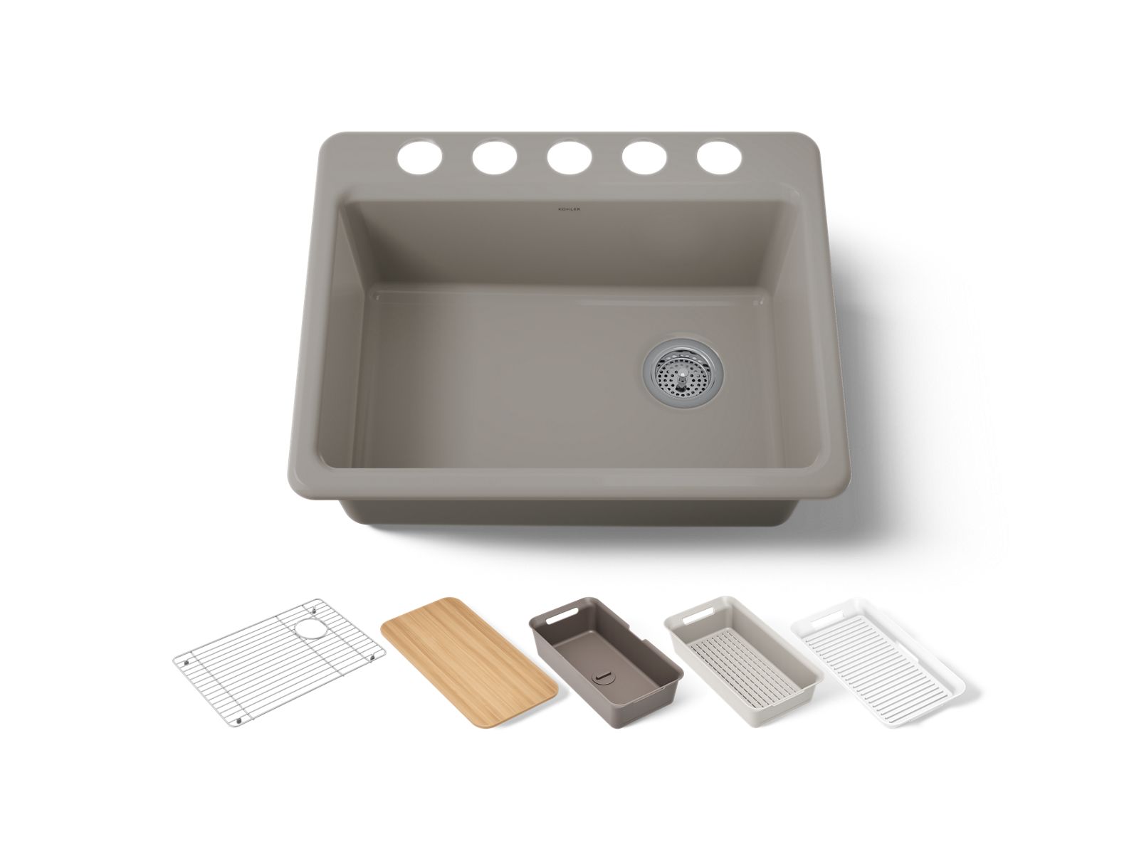 Riverby 27" undermount single-bowl workstation kitchen sink
