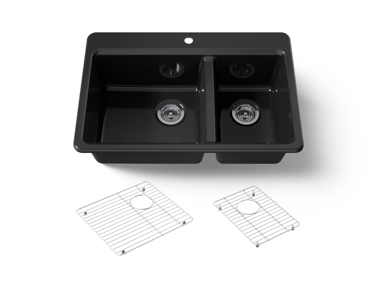 Riverby Top-Mount Double-Bowl Sink | K-8669-1A1 | KOHLER