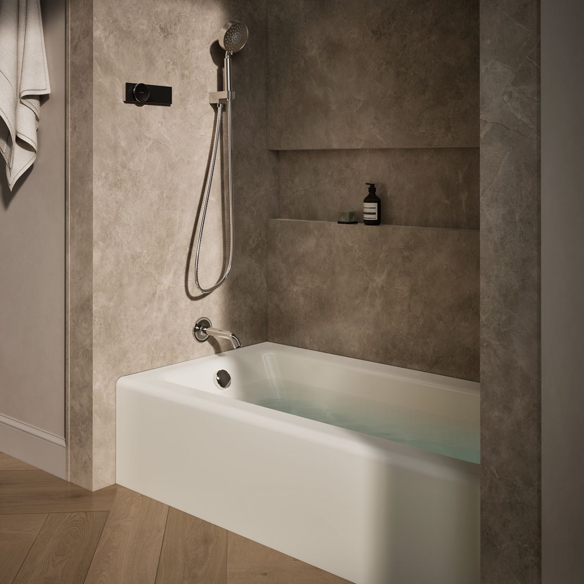 Products in use in close room view