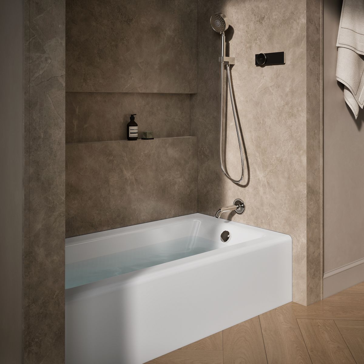 Products in use in close room view