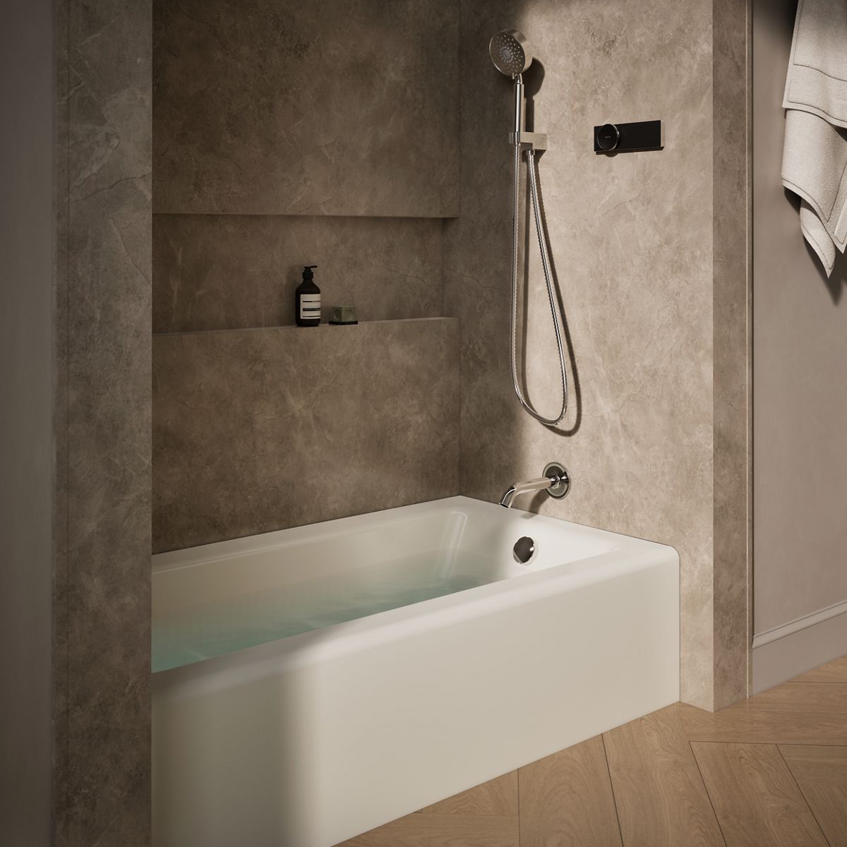 Products in use in close room view
