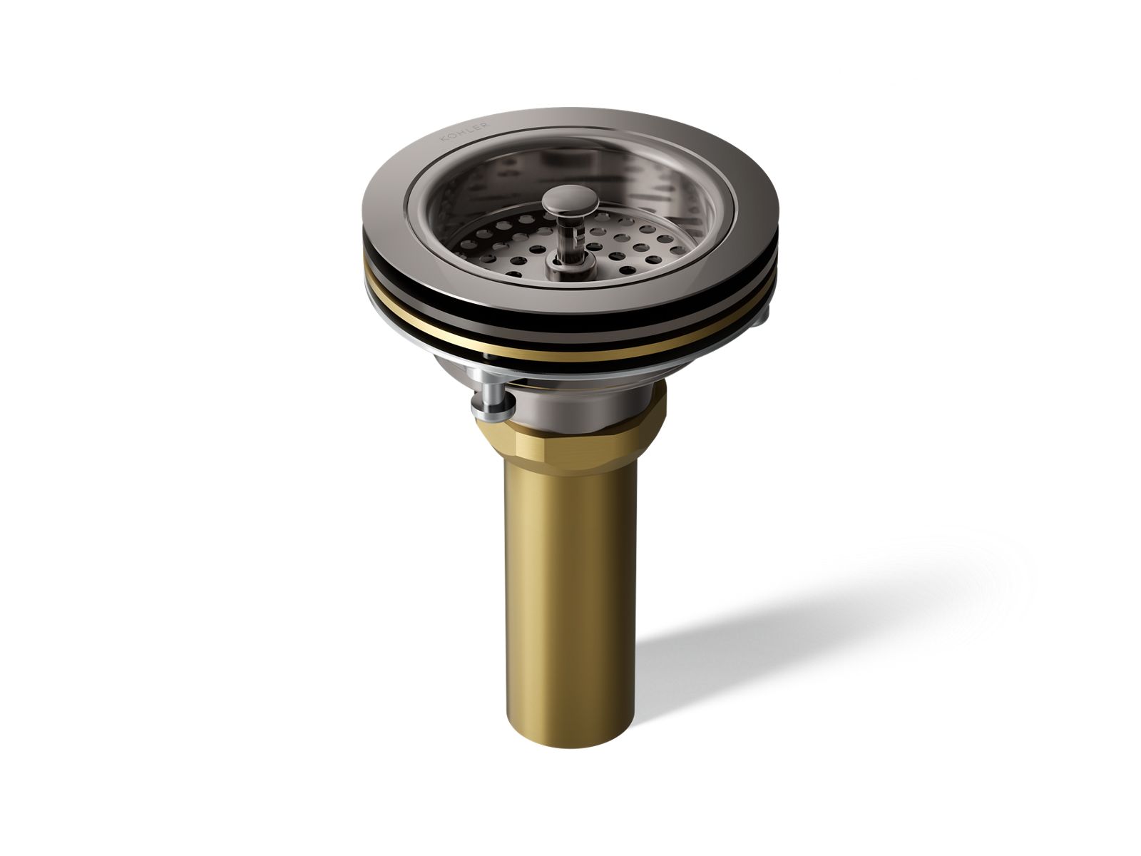 KOHLER Duostrainer Sink drain and strainer with tailpiece