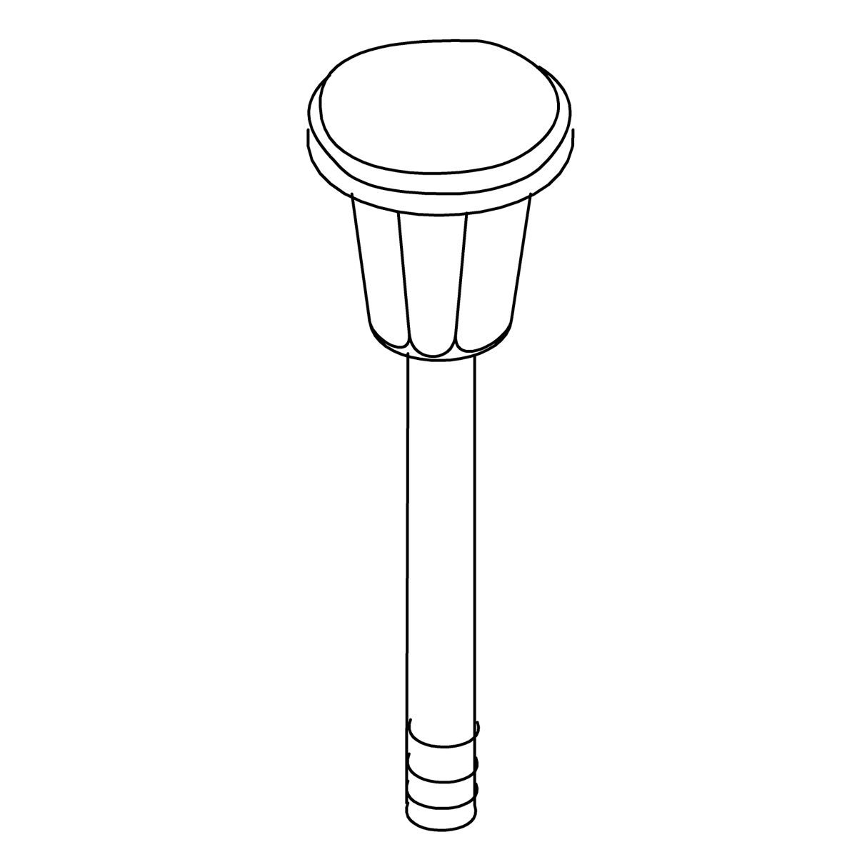 Kohler Genuine Parts LIFT KNOB Assy. - Vibrant Brushed Nickel