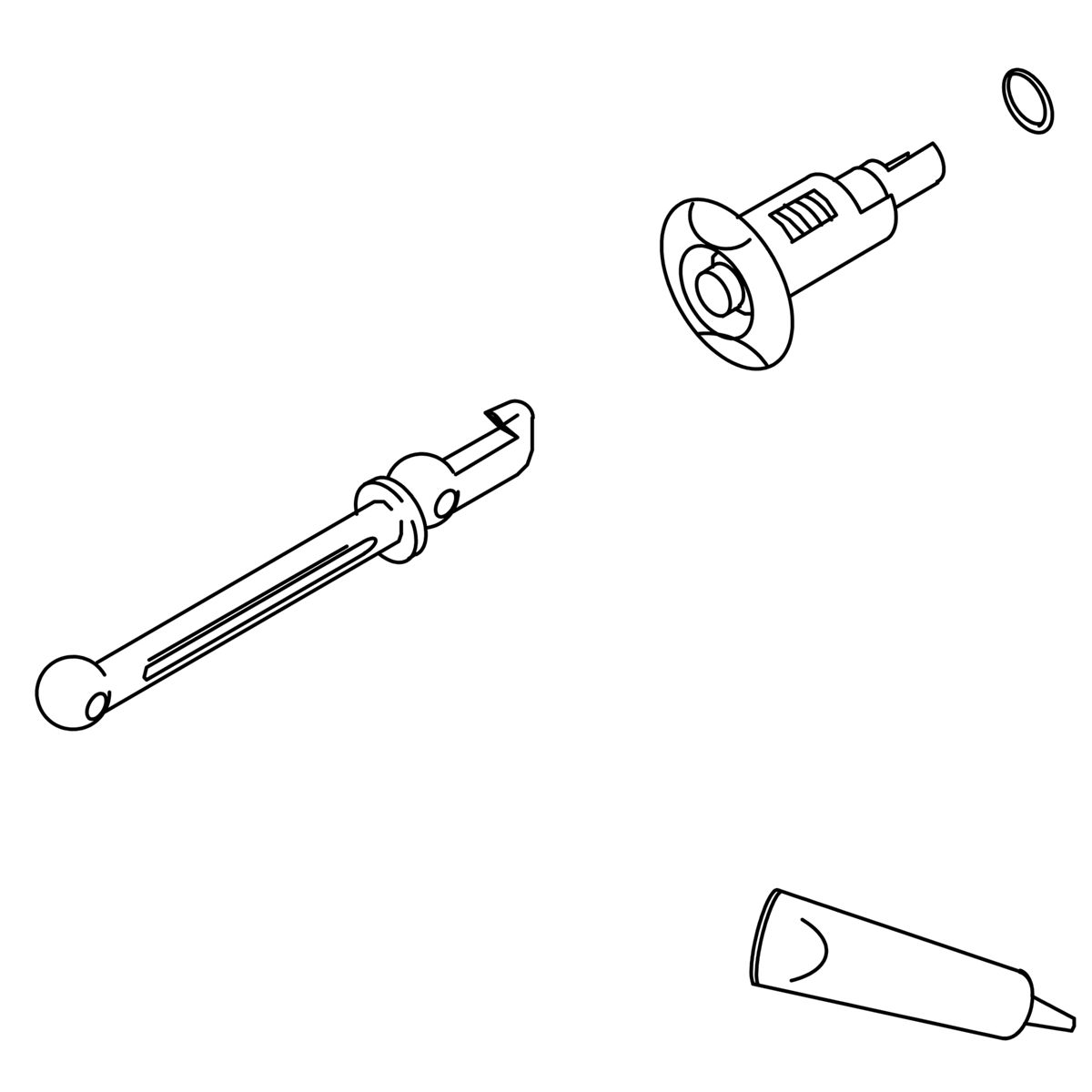 Kohler Genuine Parts TRIM RING KIT - Brushed Black Pvd