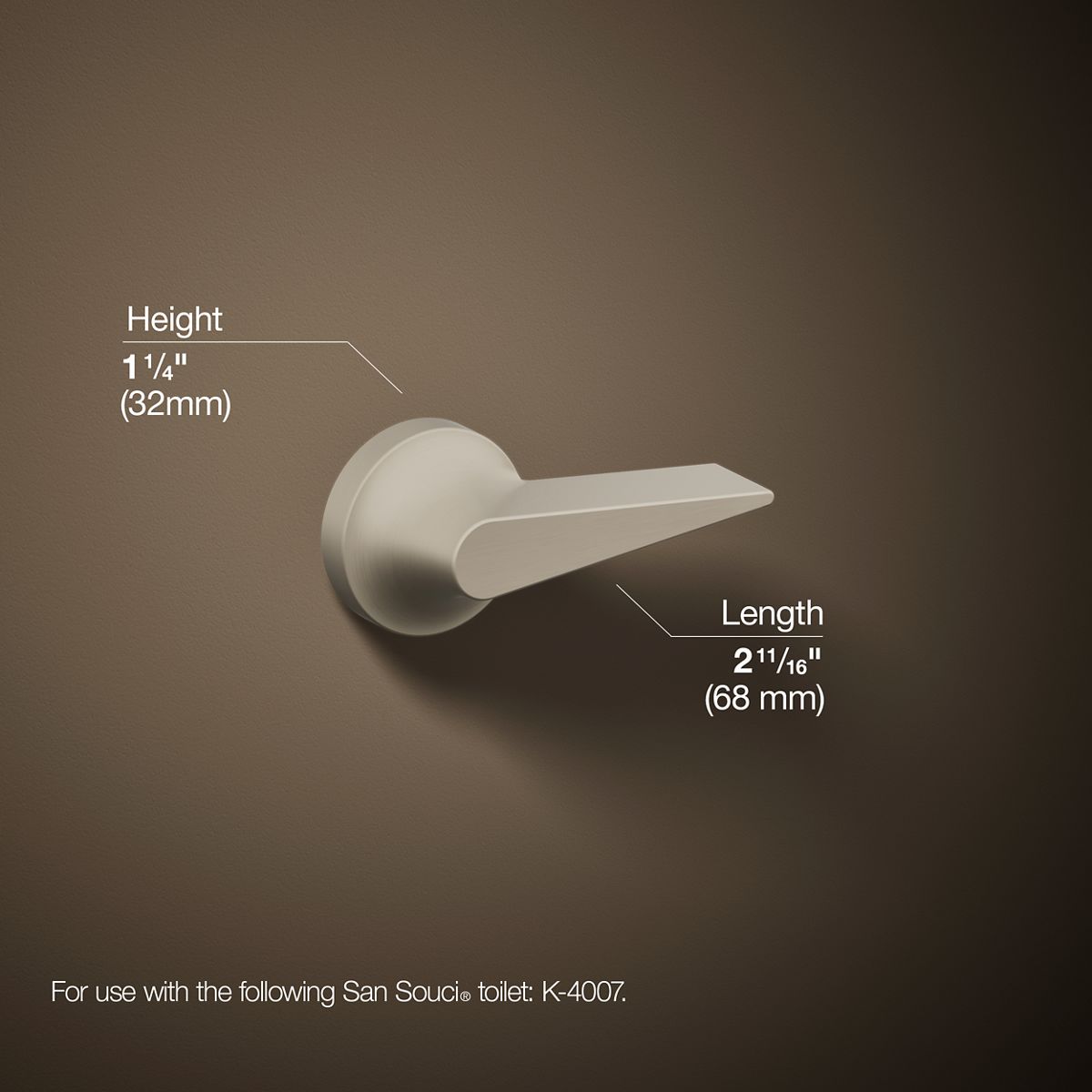 KOHLER | K-9176 | San Souci Trip Lever for K-4007