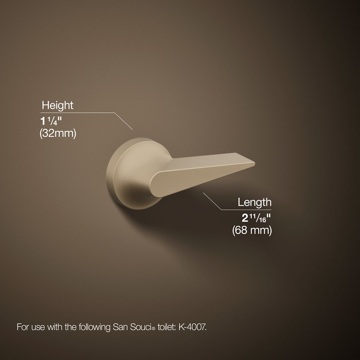 KOHLER | K-9176 | San Souci Trip Lever for K-4007