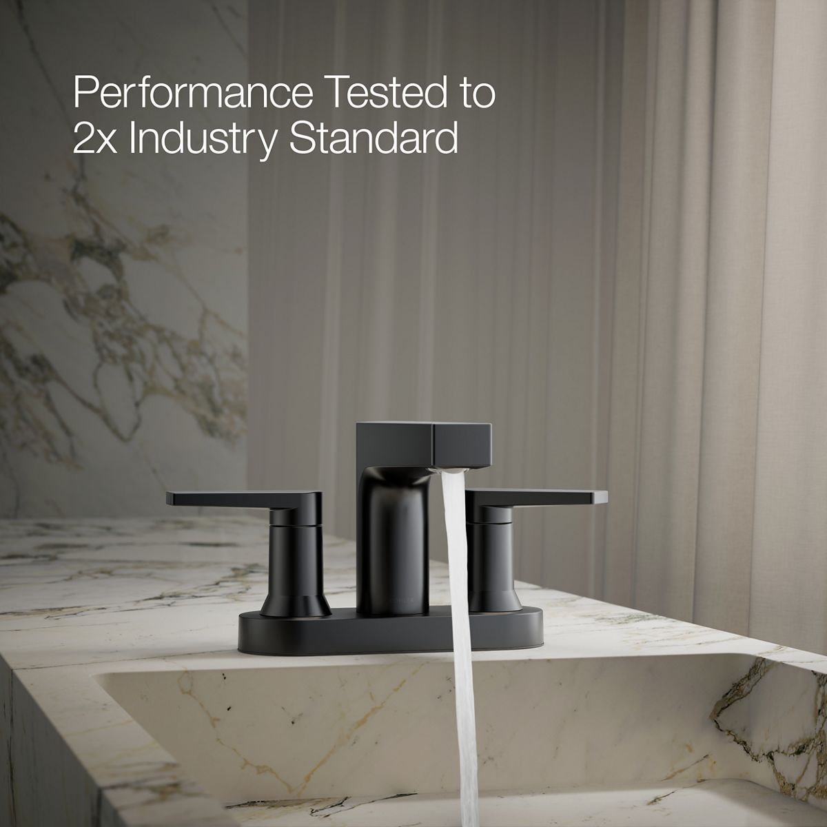 CQ 4+×2 Taut Centerset Bathroom Sink Faucet | K-97031-4 | KOHLER