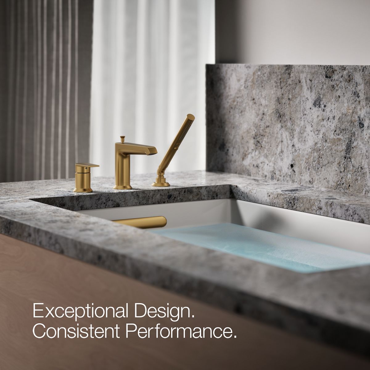 yunn専用 KOHLER | K-97070-4 | Hint Deck-Mount Bath Faucet