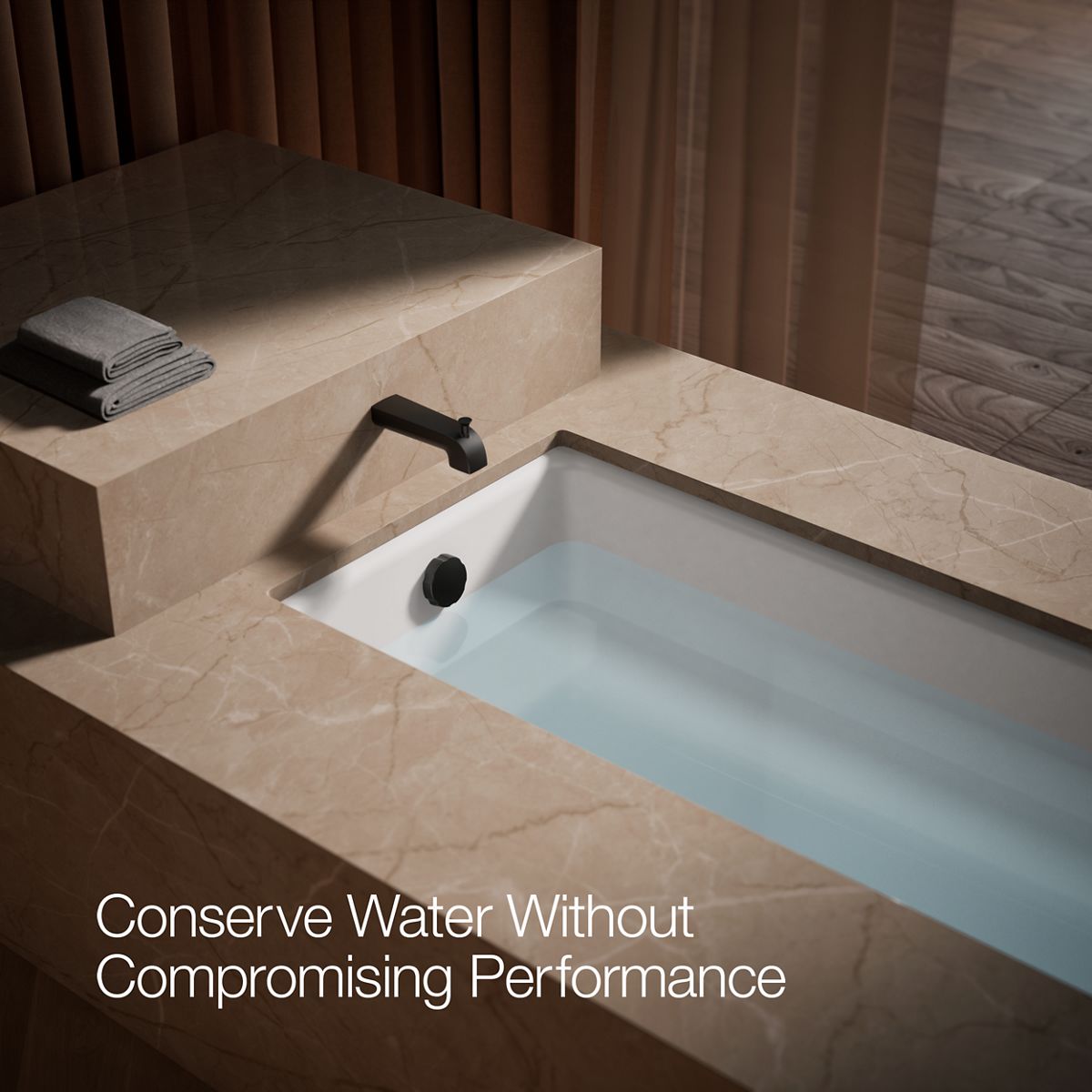 「RT-5411711190 Pitch Wall-Mount Diverter Bath Spout | K-97089 | KOHLER