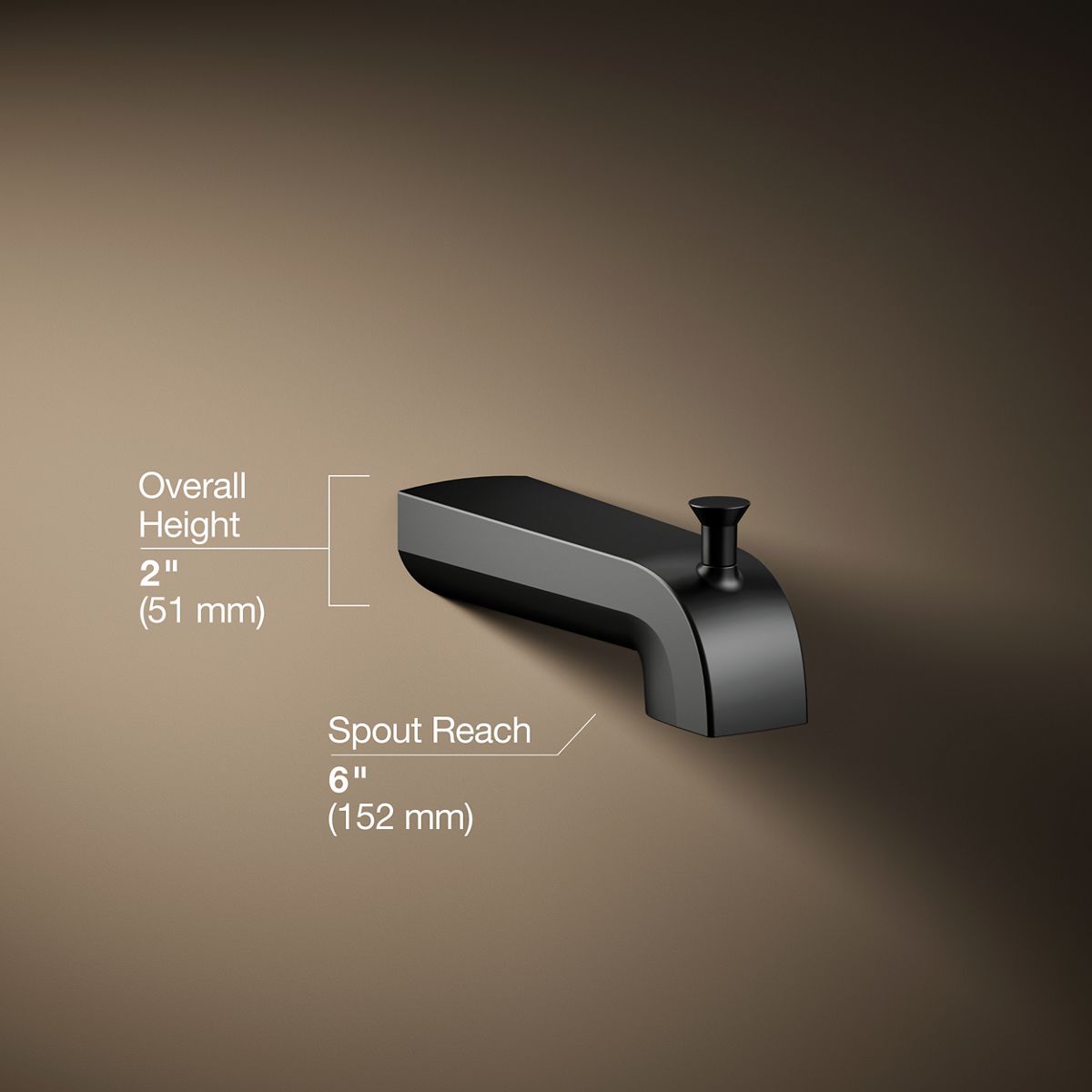 3/4 view of product with dimensions