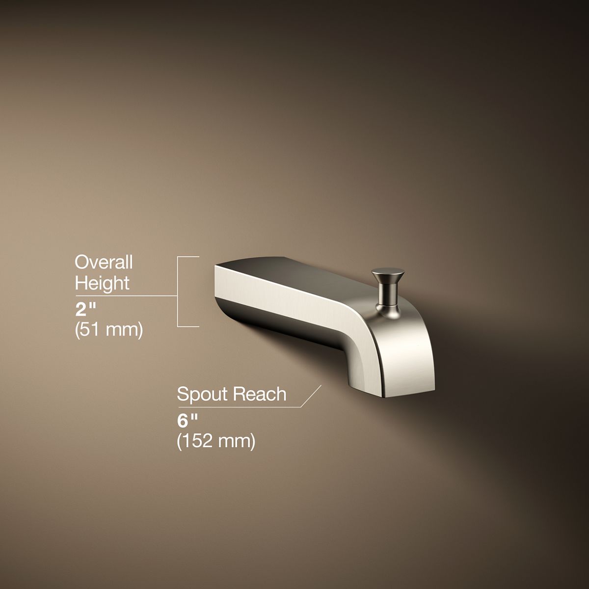 3/4 view of product with dimensions