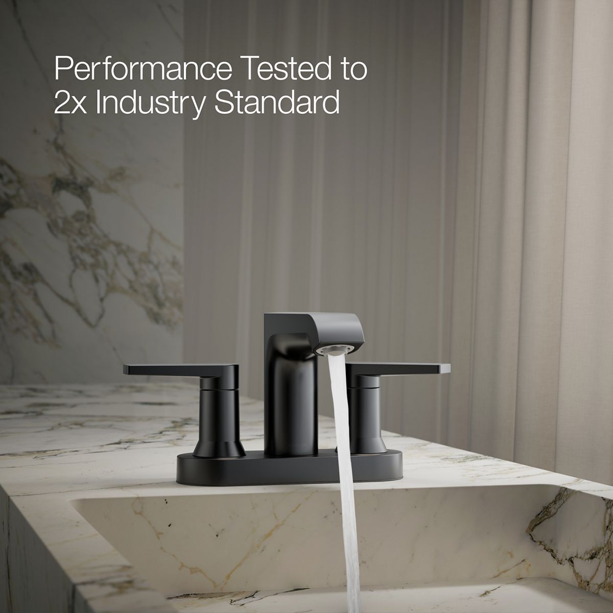 Hint Centerset Bathroom Sink Faucet | K-97094-4 | KOHLER