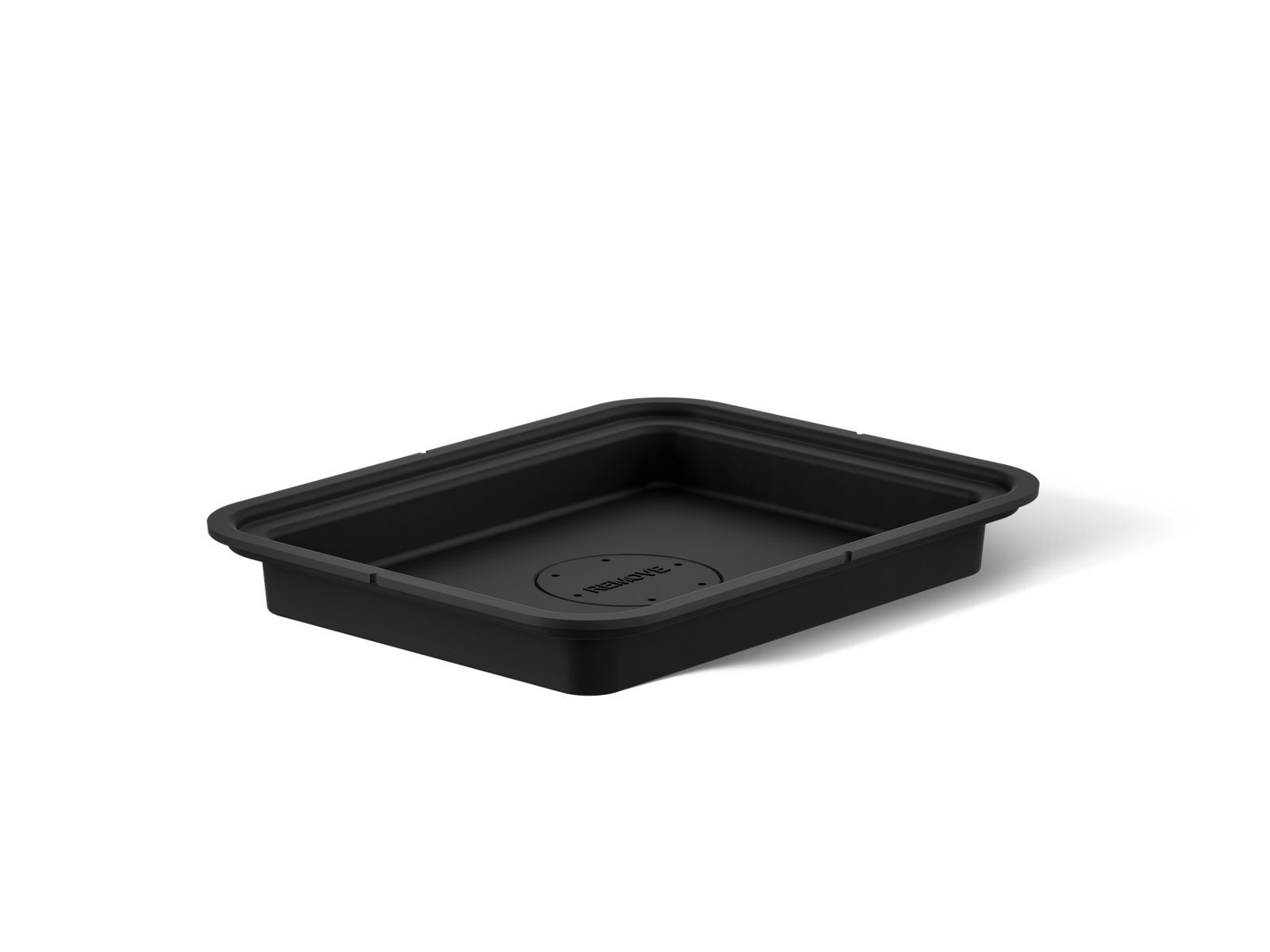 Mounting block pan for floor-mount bath filler