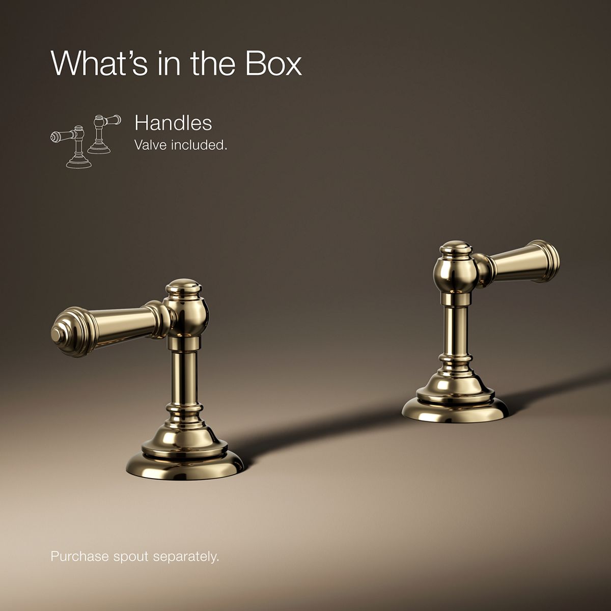 Artifacts Bathroom Sink Lever Handles | K-98068-4 | KOHLER