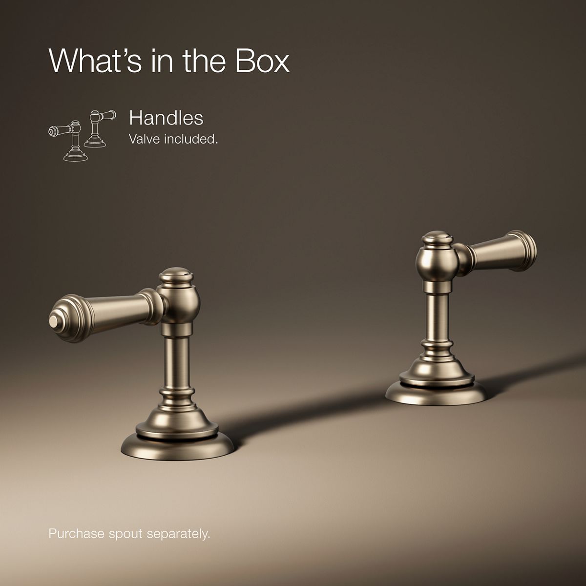 Artifacts Bathroom Sink Lever Handles | K-98068-4 | KOHLER