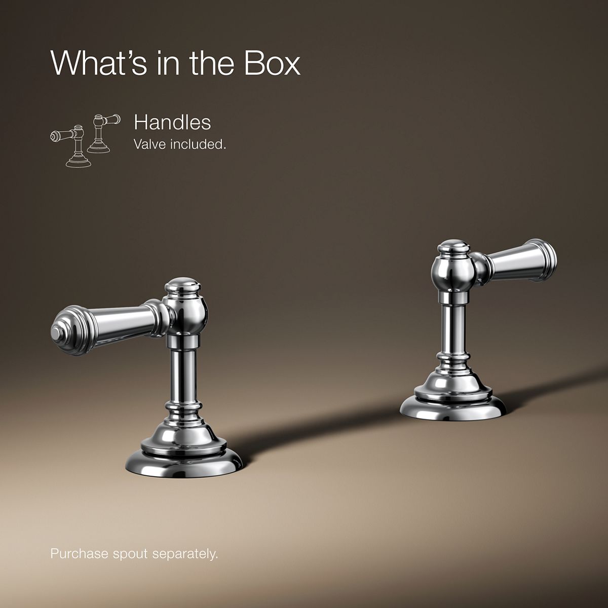 Artifacts Bathroom Sink Lever Handles | K-98068-4 | KOHLER