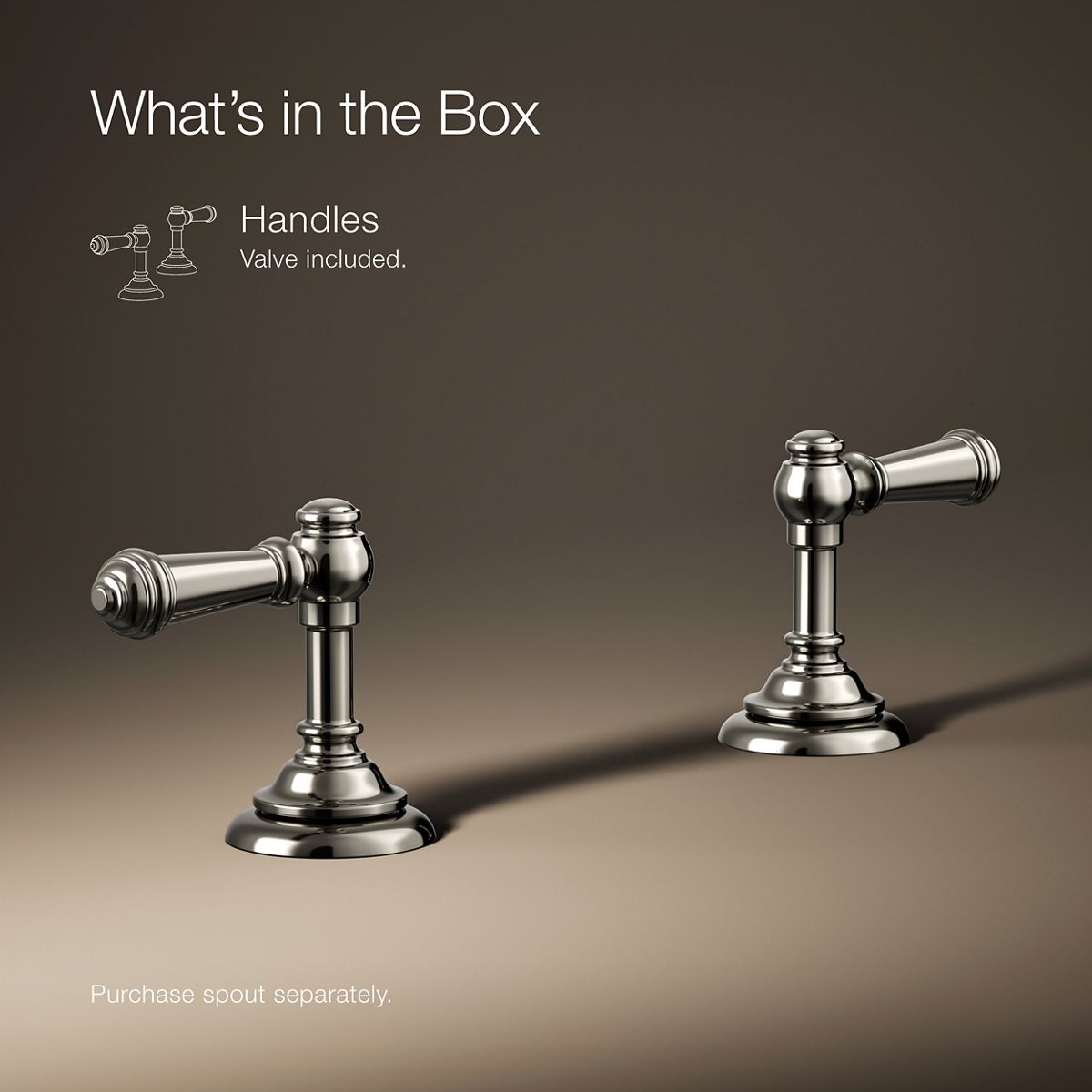 Artifacts Bathroom Sink Lever Handles | K-98068-4 | KOHLER