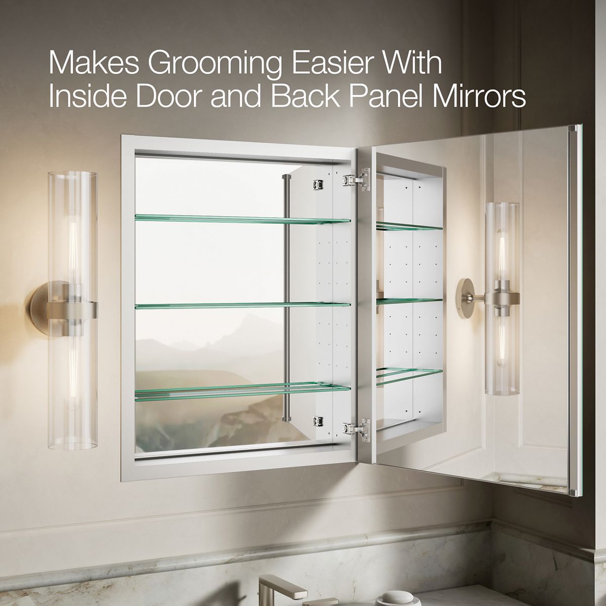 Verdera Medicine Cabinet with Mirrored Door | K-99006 | KOHLER