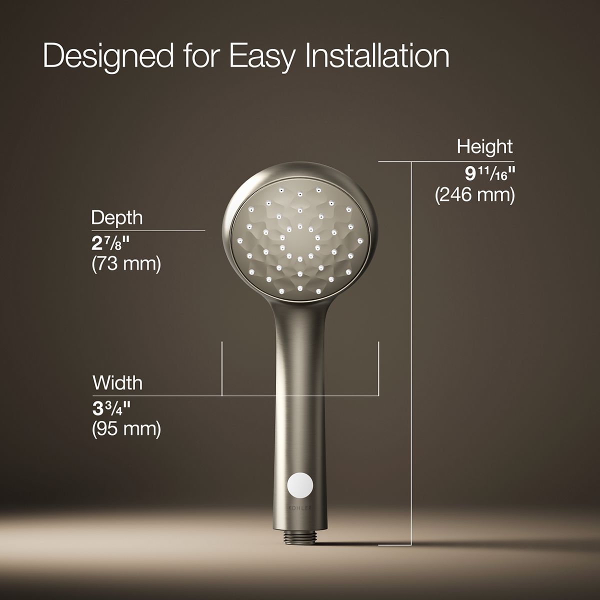 Awaken B90 Handshower With Eco-Boost | K-99248 | KOHLER
