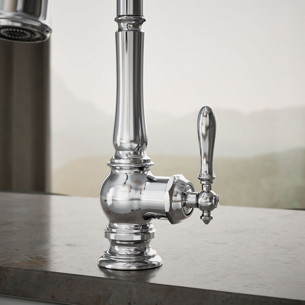 close-up view of product detail function