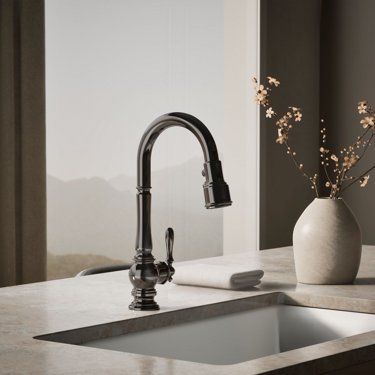Artifacts Pull-Down Kitchen Sink Faucet | K-99261 | KOHLER