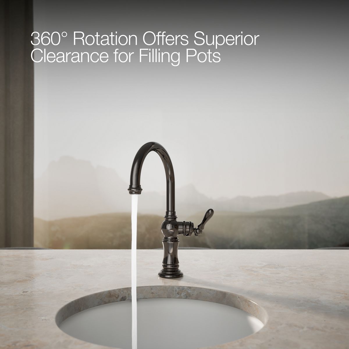 KOHLER | K-99264 | Artifacts Swing Spout Bar Sink Faucet