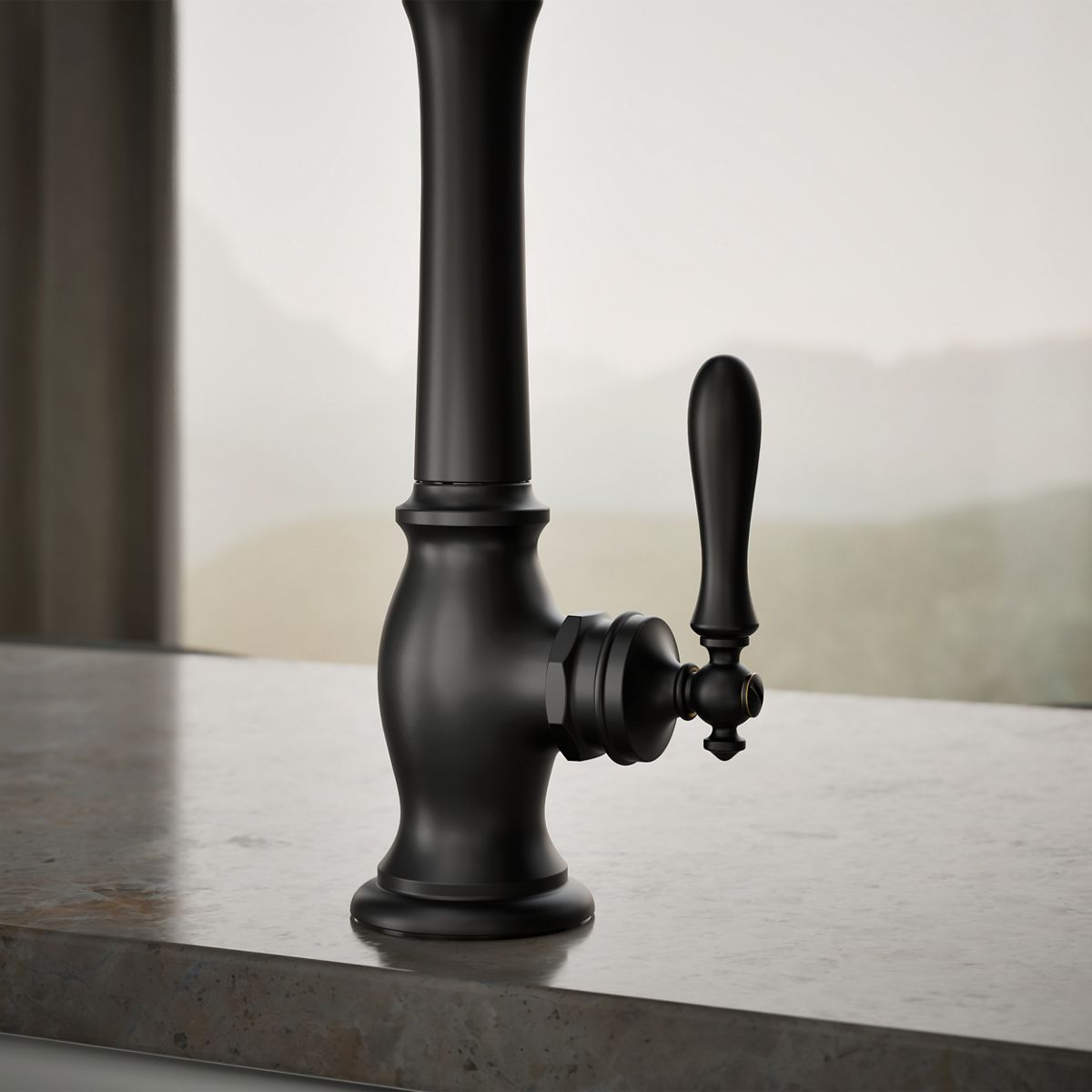 KOHLER | 99265 | Artifacts™| Single-handle kitchen sink faucet